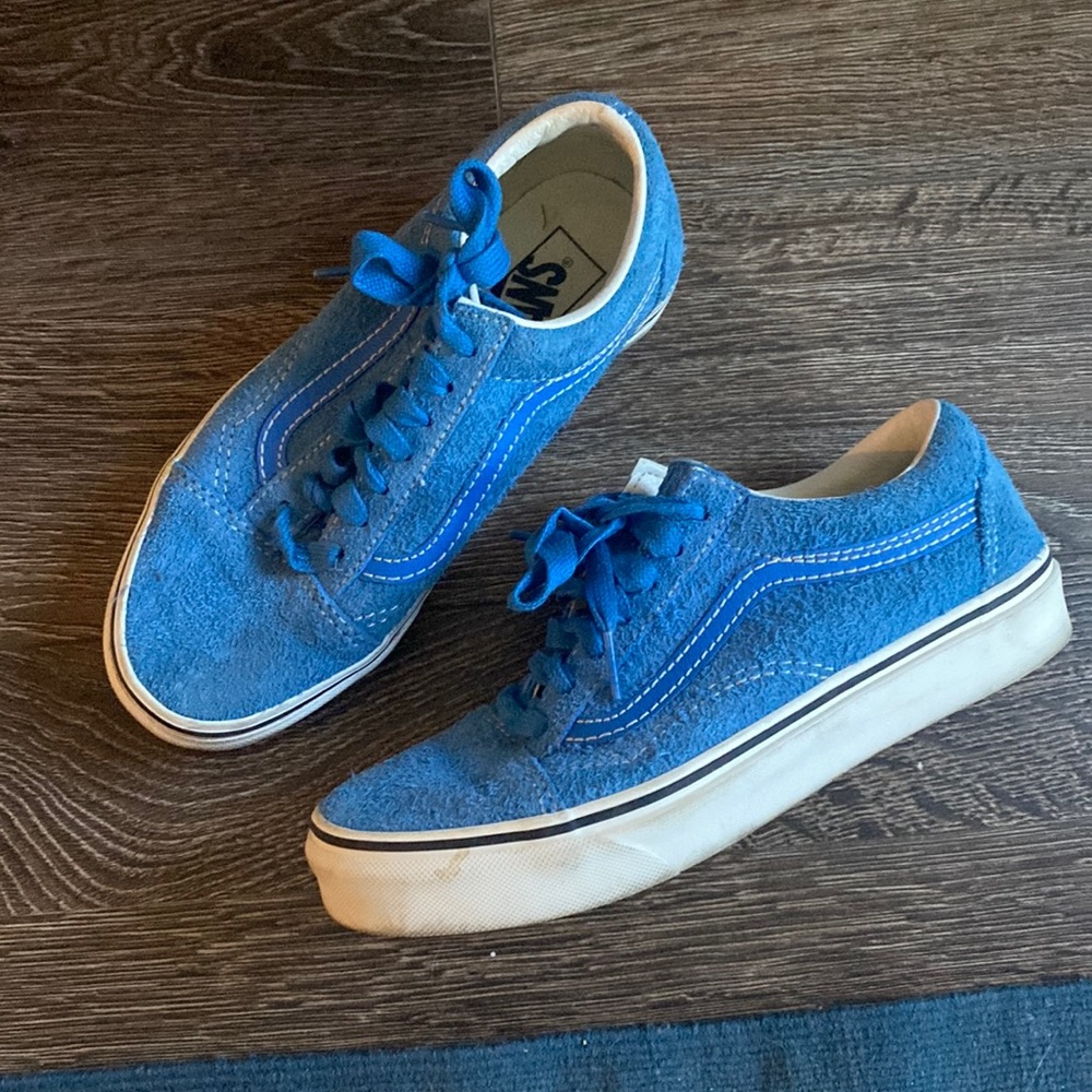Blue vans womens size 7 low tops